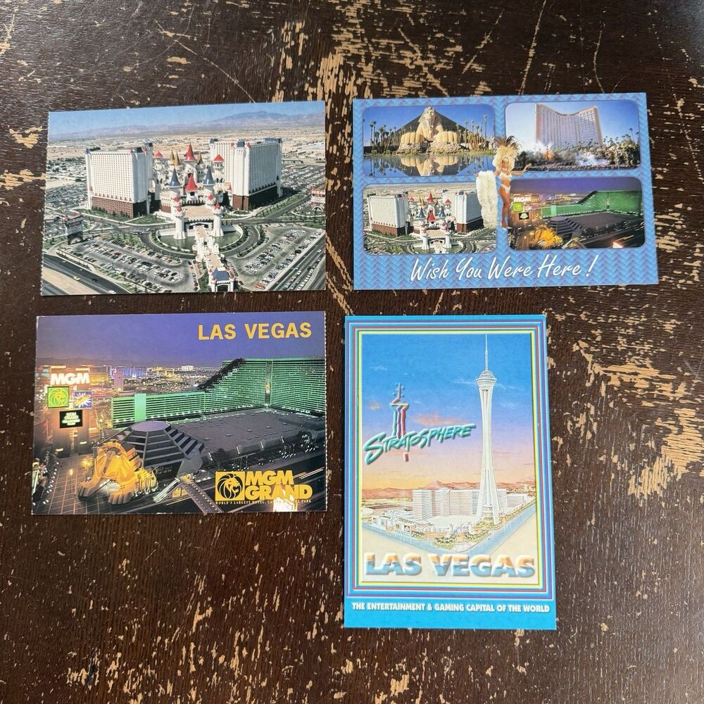 100 Vintage Postcards All Shown In Photos Las Vegas Lake Tahoe Breckenridge - Picture 10 of 10
